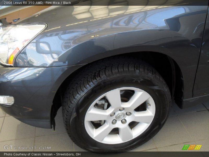 Flint Mica / Black 2008 Lexus RX 350 AWD