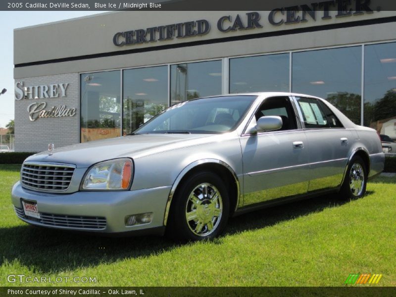 Blue Ice / Midnight Blue 2005 Cadillac DeVille Sedan