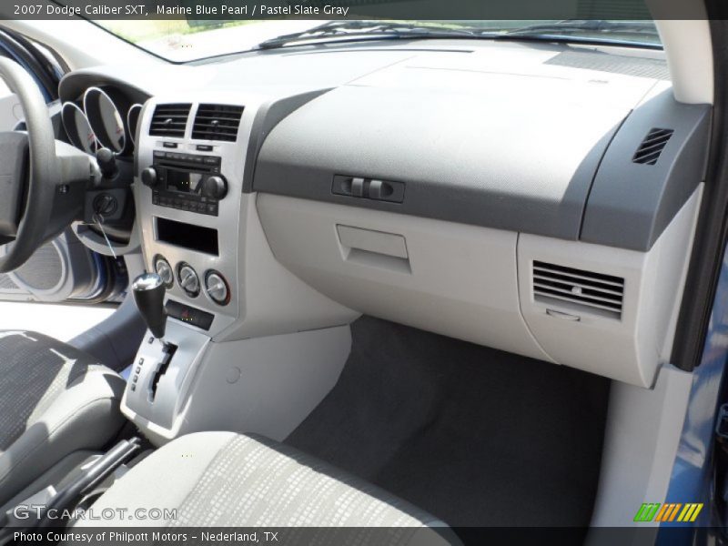 Marine Blue Pearl / Pastel Slate Gray 2007 Dodge Caliber SXT