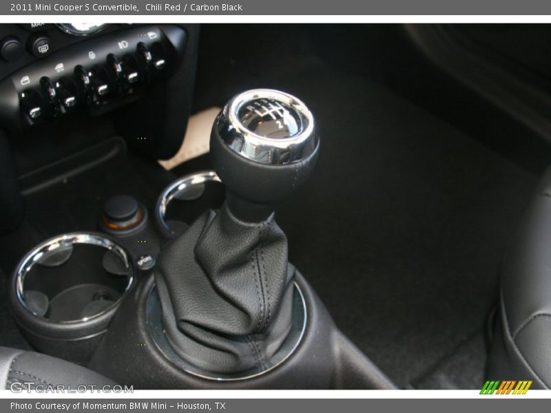 Chili Red / Carbon Black 2011 Mini Cooper S Convertible