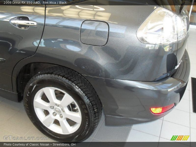 Flint Mica / Black 2008 Lexus RX 350 AWD
