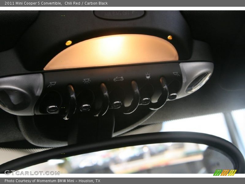 Chili Red / Carbon Black 2011 Mini Cooper S Convertible