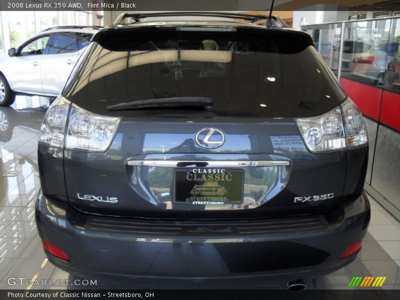 Flint Mica / Black 2008 Lexus RX 350 AWD