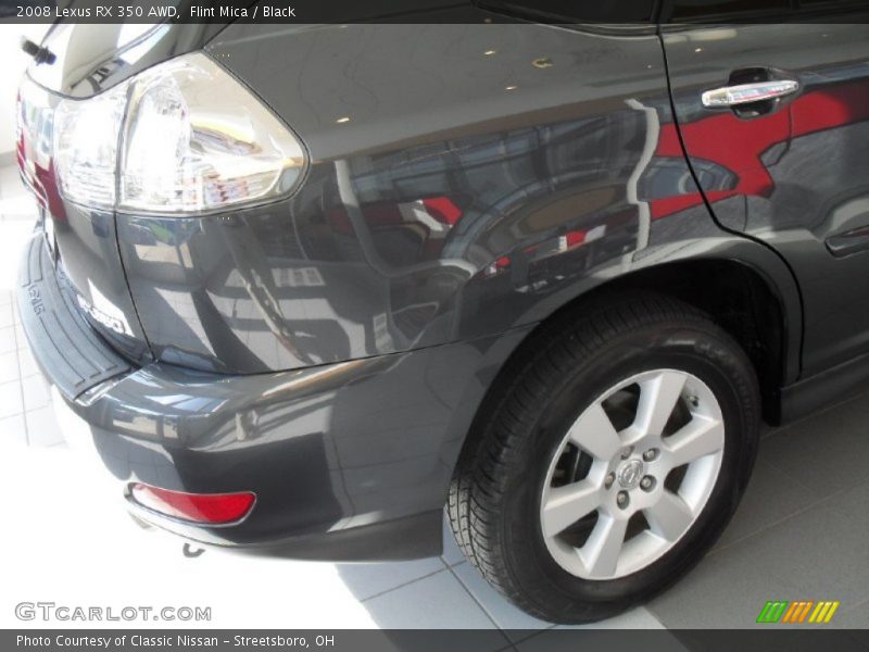 Flint Mica / Black 2008 Lexus RX 350 AWD