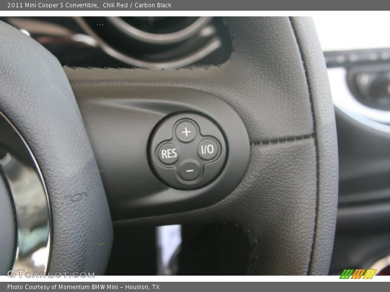 Chili Red / Carbon Black 2011 Mini Cooper S Convertible