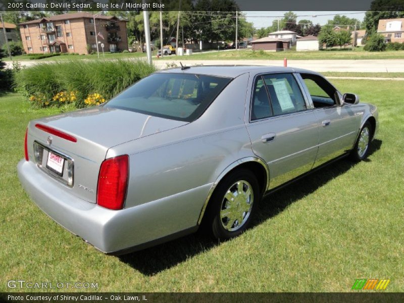Blue Ice / Midnight Blue 2005 Cadillac DeVille Sedan