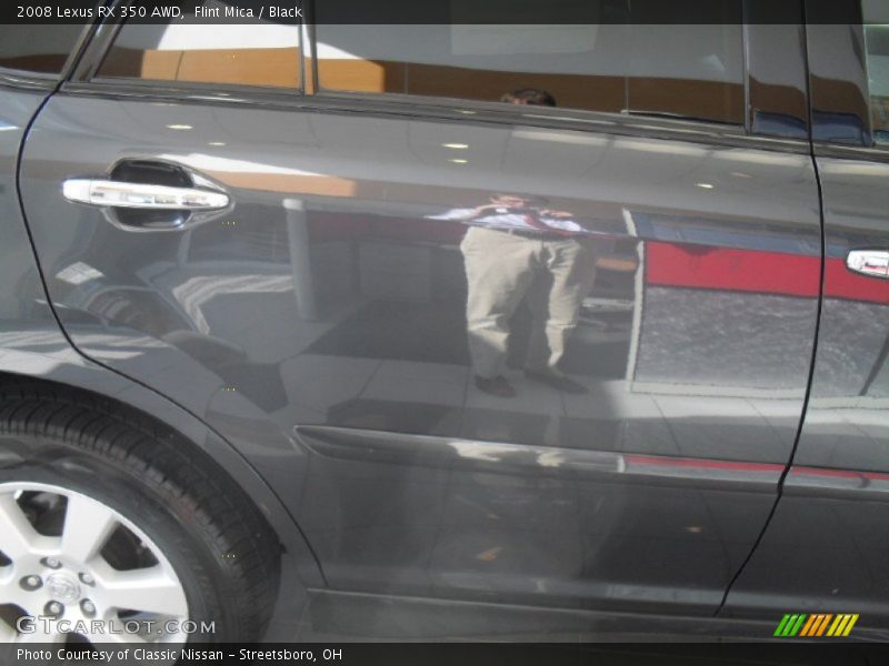 Flint Mica / Black 2008 Lexus RX 350 AWD