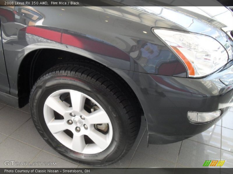 Flint Mica / Black 2008 Lexus RX 350 AWD