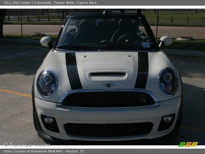 Pepper White / Carbon Black 2011 Mini Cooper S Convertible