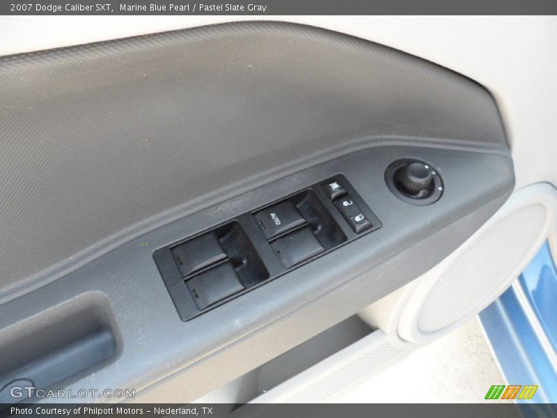 Marine Blue Pearl / Pastel Slate Gray 2007 Dodge Caliber SXT