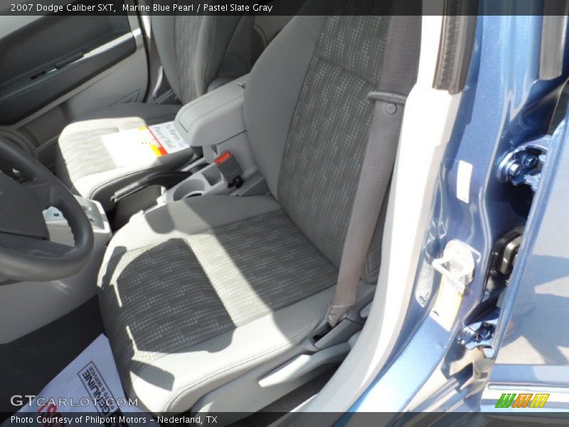 Marine Blue Pearl / Pastel Slate Gray 2007 Dodge Caliber SXT
