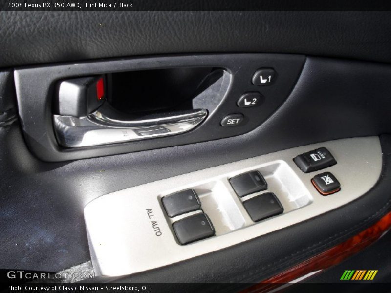 Flint Mica / Black 2008 Lexus RX 350 AWD