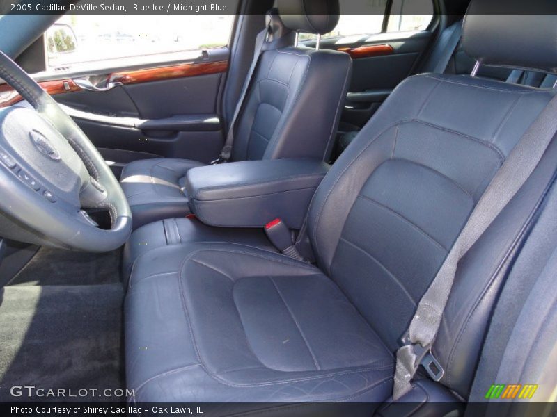 Blue Ice / Midnight Blue 2005 Cadillac DeVille Sedan