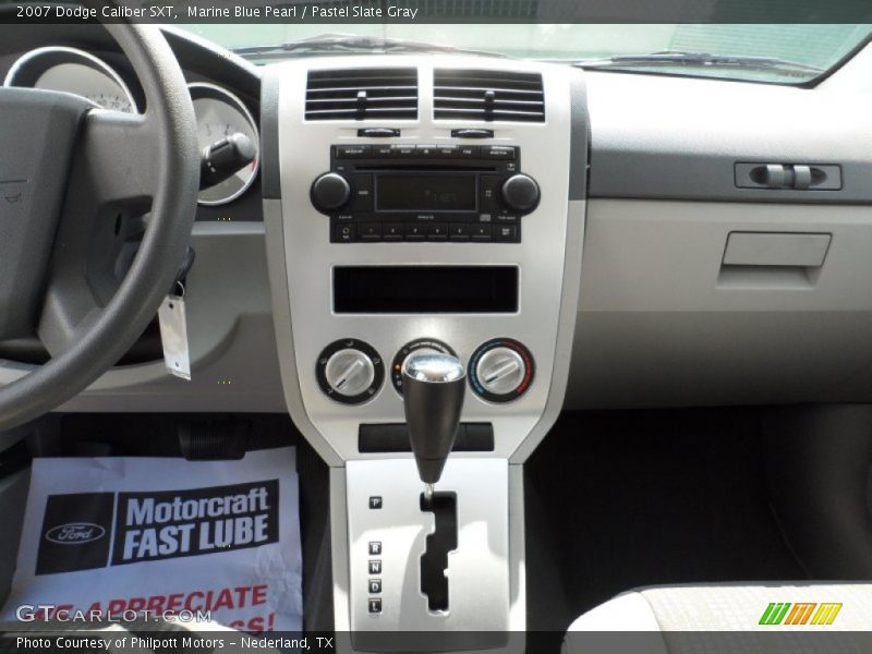 Marine Blue Pearl / Pastel Slate Gray 2007 Dodge Caliber SXT