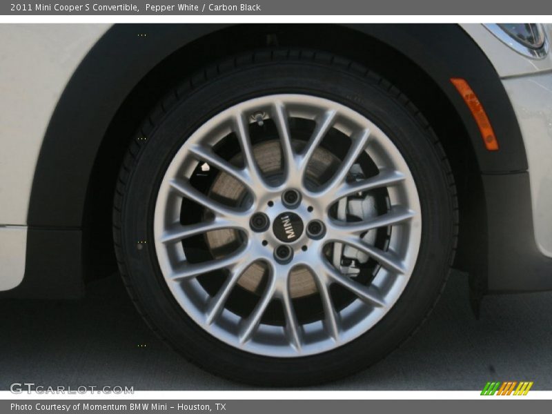 Pepper White / Carbon Black 2011 Mini Cooper S Convertible
