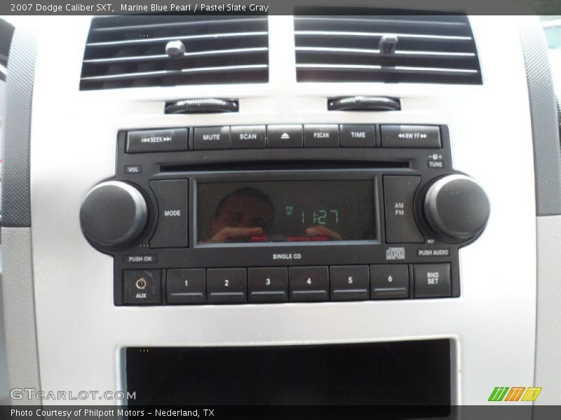 Marine Blue Pearl / Pastel Slate Gray 2007 Dodge Caliber SXT
