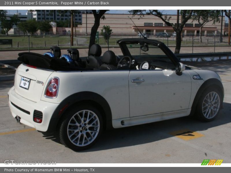 Pepper White / Carbon Black 2011 Mini Cooper S Convertible