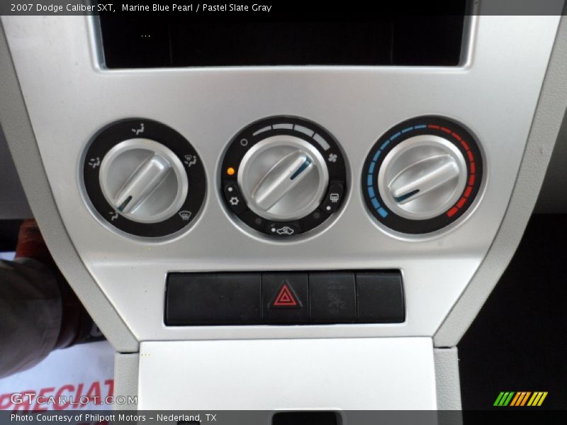 Marine Blue Pearl / Pastel Slate Gray 2007 Dodge Caliber SXT