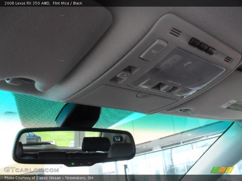 Flint Mica / Black 2008 Lexus RX 350 AWD