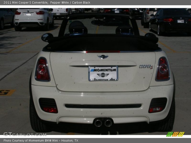 Pepper White / Carbon Black 2011 Mini Cooper S Convertible