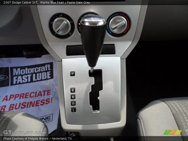 Marine Blue Pearl / Pastel Slate Gray 2007 Dodge Caliber SXT