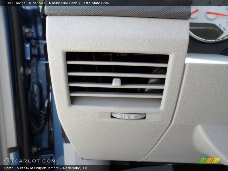 Marine Blue Pearl / Pastel Slate Gray 2007 Dodge Caliber SXT