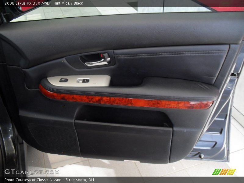 Flint Mica / Black 2008 Lexus RX 350 AWD