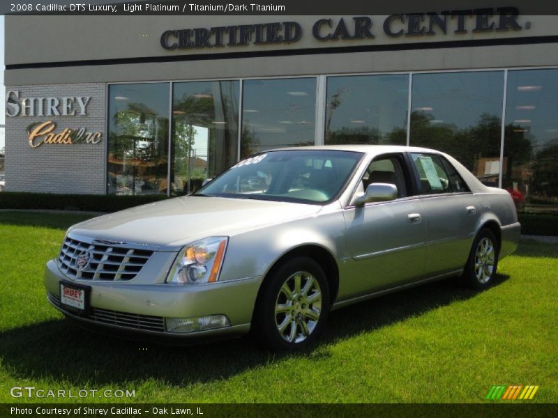 Light Platinum / Titanium/Dark Titanium 2008 Cadillac DTS Luxury