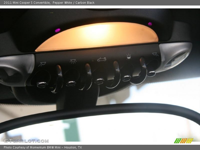 Pepper White / Carbon Black 2011 Mini Cooper S Convertible