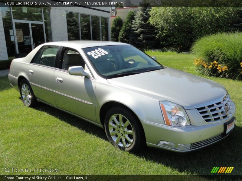 Light Platinum / Titanium/Dark Titanium 2008 Cadillac DTS Luxury