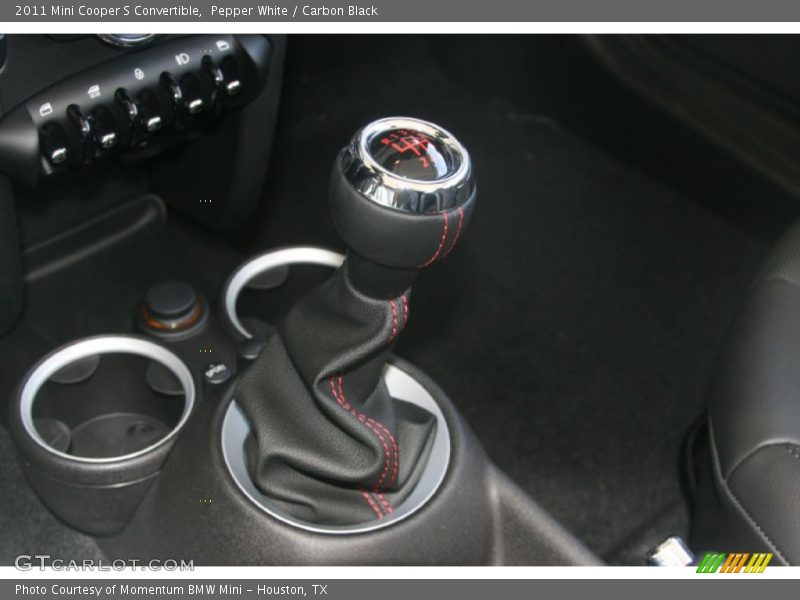 Pepper White / Carbon Black 2011 Mini Cooper S Convertible