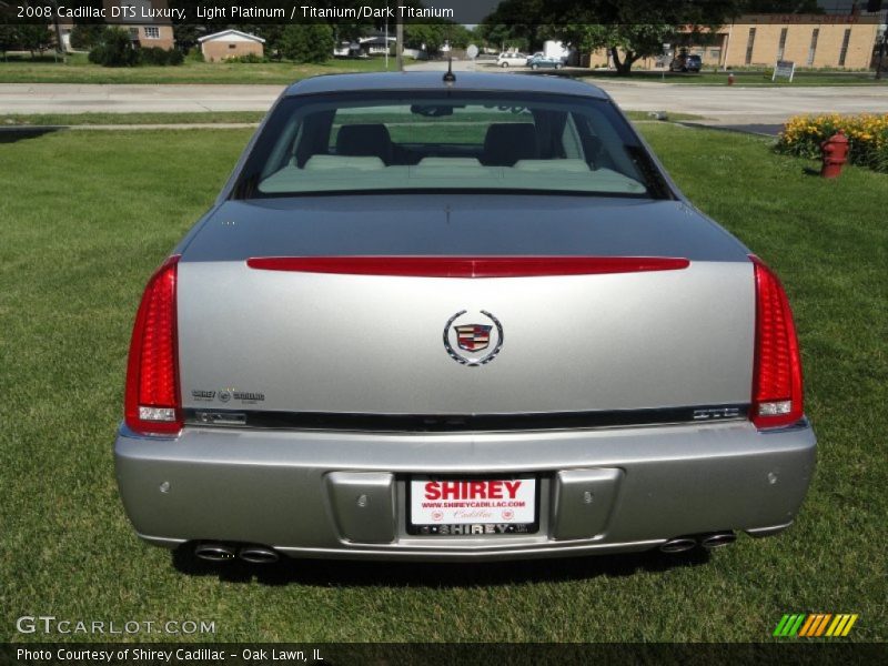 Light Platinum / Titanium/Dark Titanium 2008 Cadillac DTS Luxury