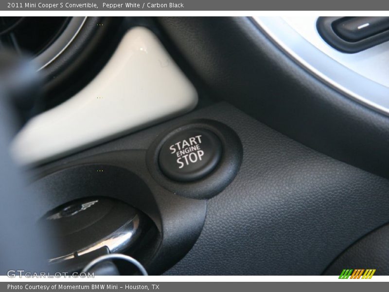 Pepper White / Carbon Black 2011 Mini Cooper S Convertible