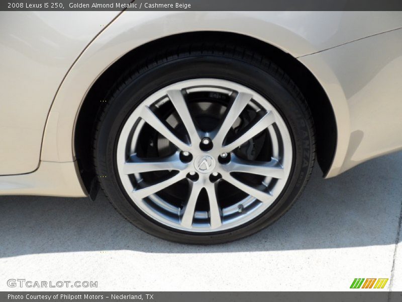 Golden Almond Metallic / Cashmere Beige 2008 Lexus IS 250