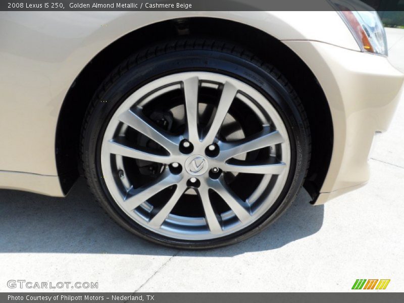 Golden Almond Metallic / Cashmere Beige 2008 Lexus IS 250