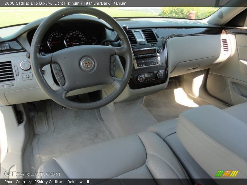 Light Platinum / Titanium/Dark Titanium 2008 Cadillac DTS Luxury