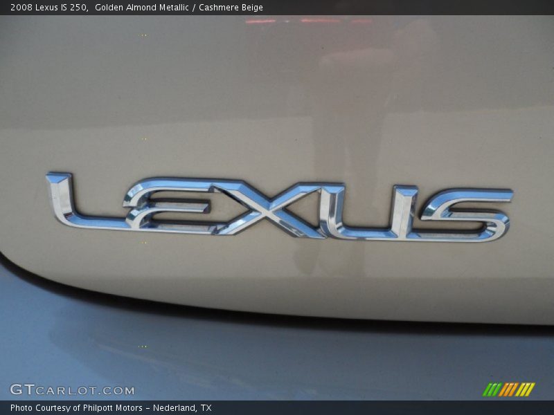 Golden Almond Metallic / Cashmere Beige 2008 Lexus IS 250