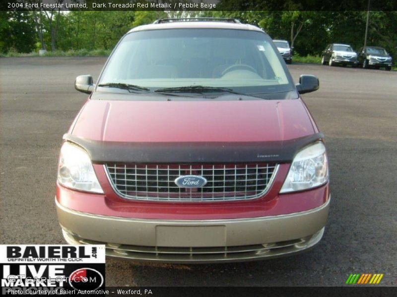 Dark Toreador Red Metallic / Pebble Beige 2004 Ford Freestar Limited