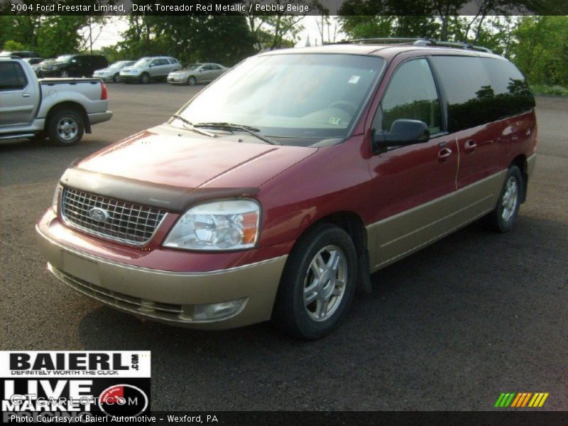 Dark Toreador Red Metallic / Pebble Beige 2004 Ford Freestar Limited