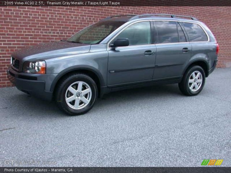 Titanium Gray Metallic / Taupe/Light Taupe 2005 Volvo XC90 2.5T