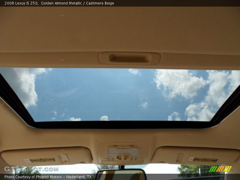Golden Almond Metallic / Cashmere Beige 2008 Lexus IS 250