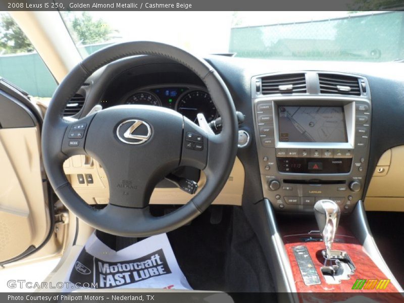 Golden Almond Metallic / Cashmere Beige 2008 Lexus IS 250