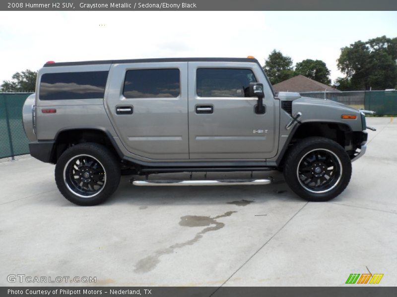 Graystone Metallic / Sedona/Ebony Black 2008 Hummer H2 SUV
