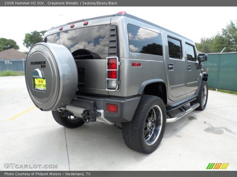 Graystone Metallic / Sedona/Ebony Black 2008 Hummer H2 SUV