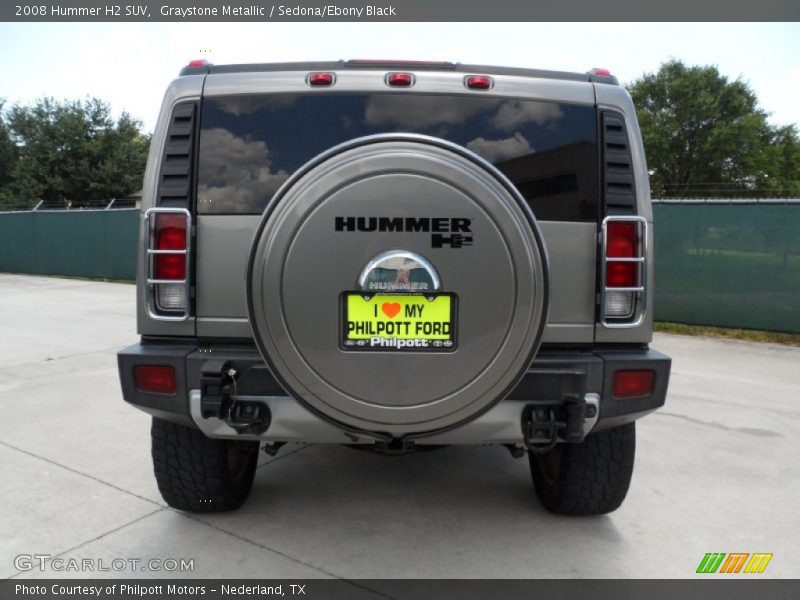 Graystone Metallic / Sedona/Ebony Black 2008 Hummer H2 SUV
