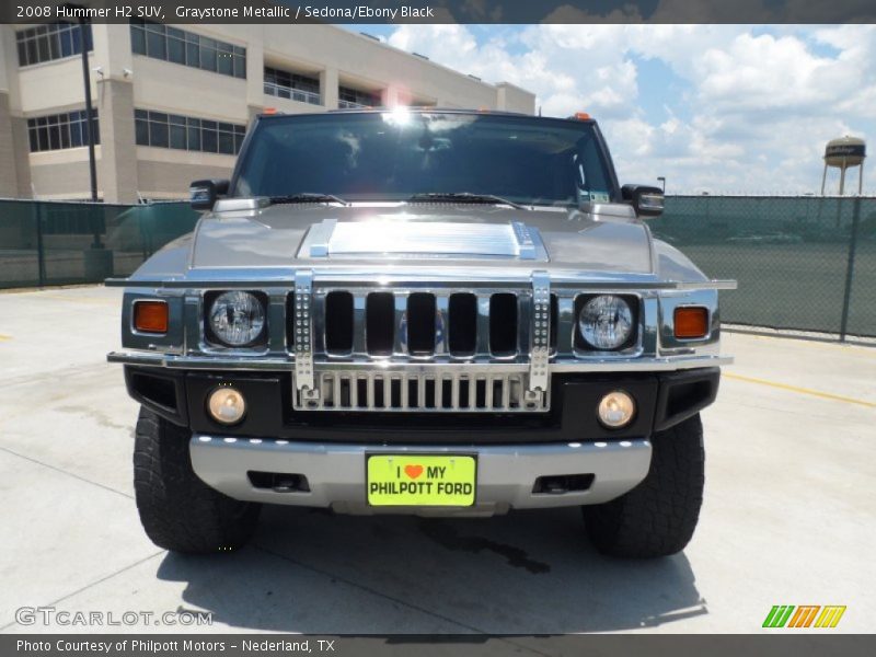 Graystone Metallic / Sedona/Ebony Black 2008 Hummer H2 SUV