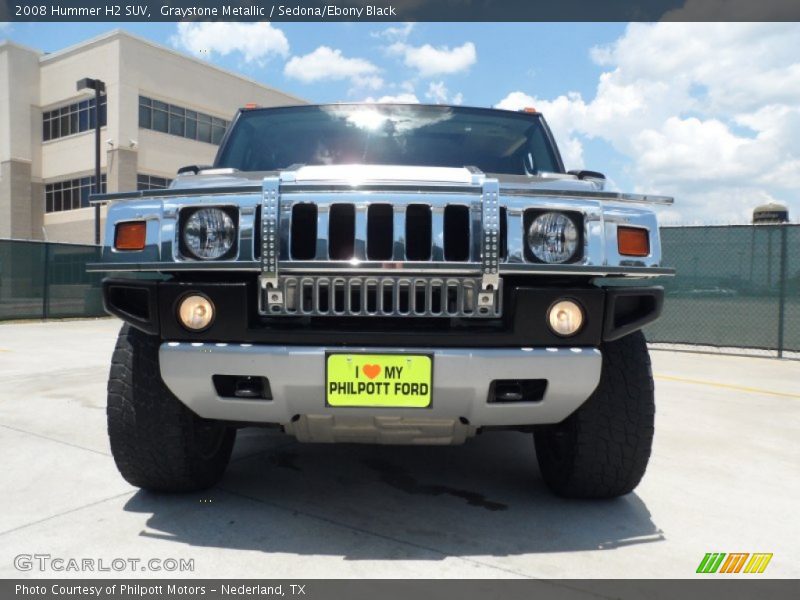 Graystone Metallic / Sedona/Ebony Black 2008 Hummer H2 SUV