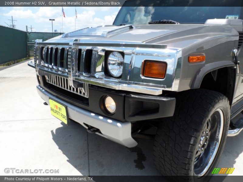 Graystone Metallic / Sedona/Ebony Black 2008 Hummer H2 SUV