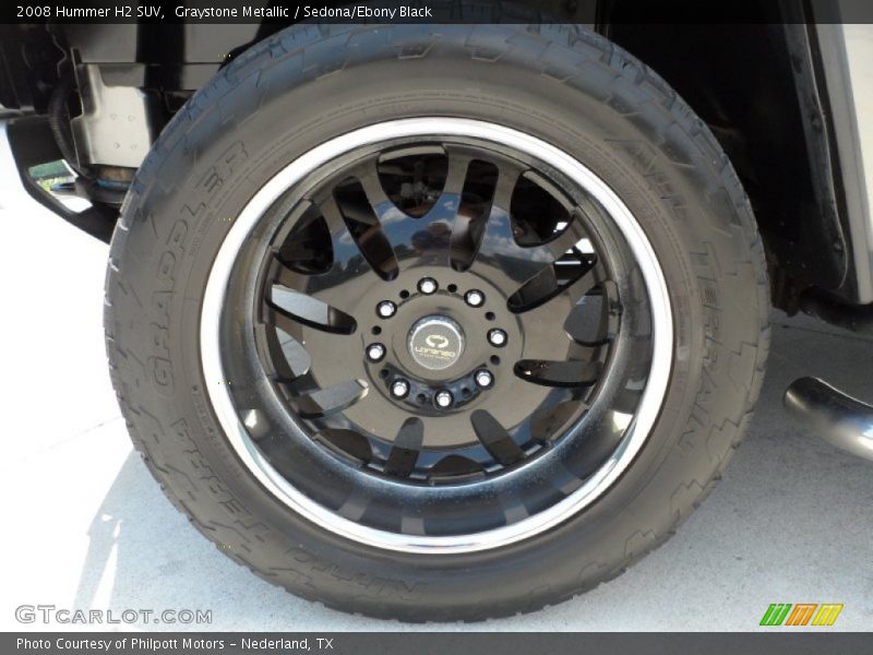 Graystone Metallic / Sedona/Ebony Black 2008 Hummer H2 SUV