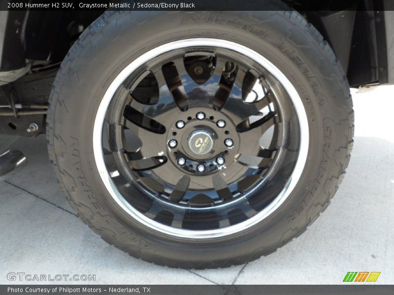 Graystone Metallic / Sedona/Ebony Black 2008 Hummer H2 SUV